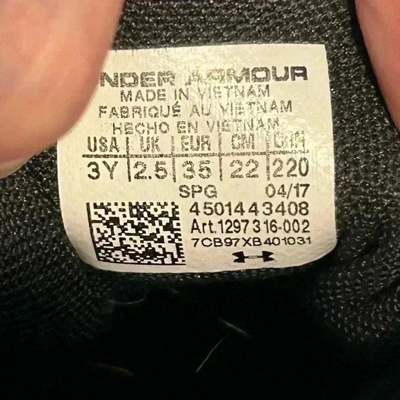 Under Armour Boys Leadoff Low RM 1297316-002 Pink Baseball Cleats Shoes Size 3Y - Picture 11 of 11